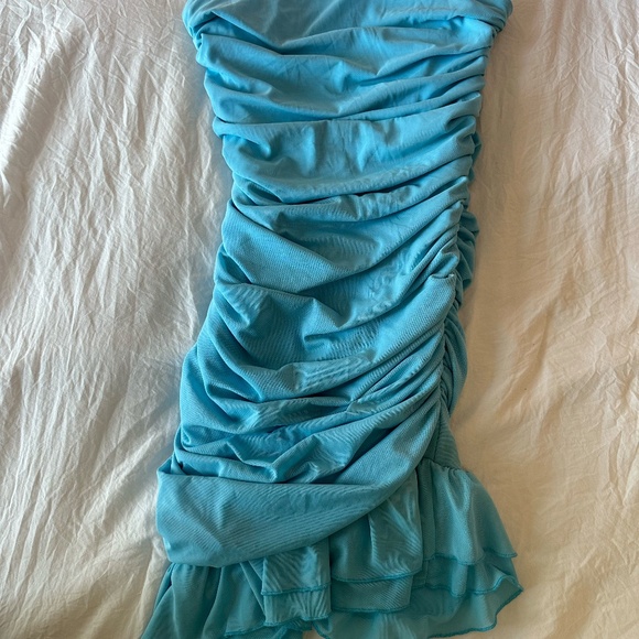 Turqoise Blue Revolve Dress - Picture 3 of 3